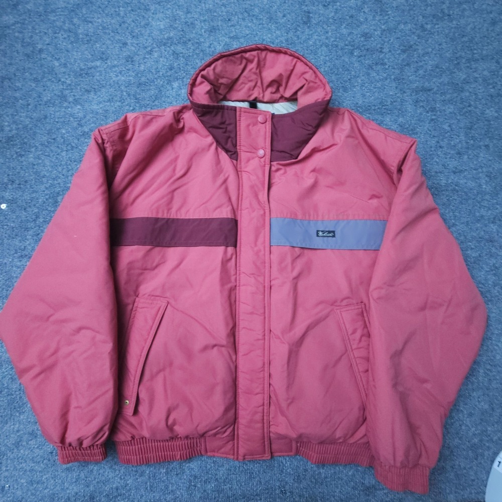 Vintage Woolrich Pale Beet Women's‎ Jacket Full Zip Quilted Inside Large